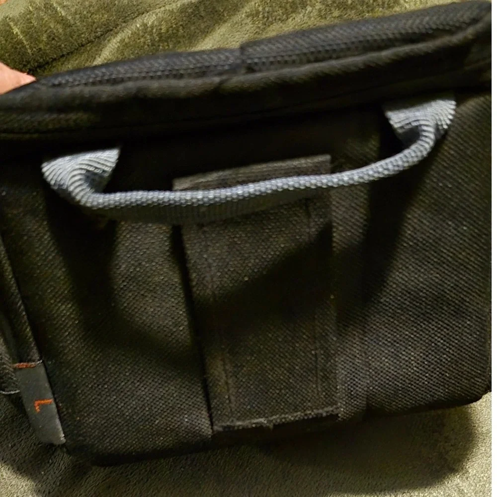 Vivitar Black Nylon Padded Camera Bag Case with Belt Loop and Mesh Pocket